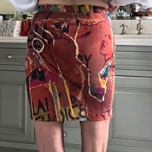VINTAGE KENZO MINI SKIRT FROM THE 80IES